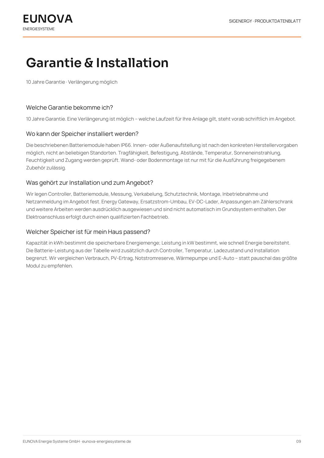 SigenStor All-in-One – Seite 9 von 10