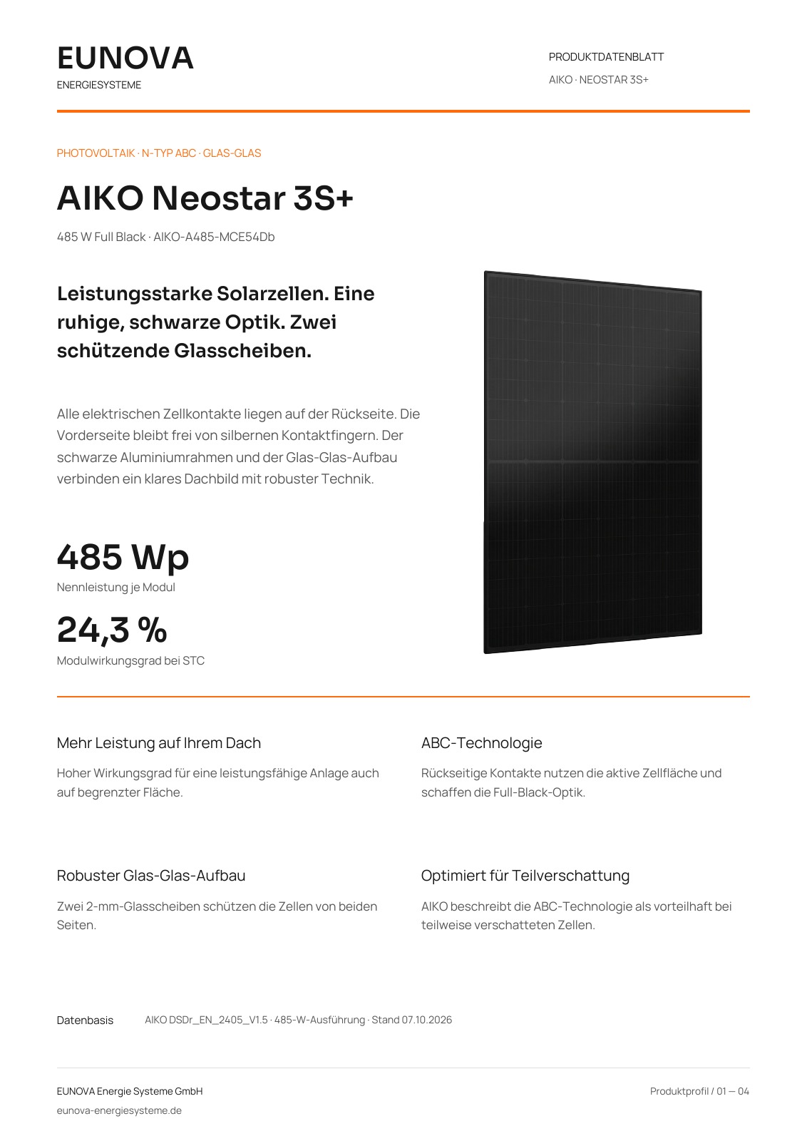 Vorschau: AIKO Neostar 3S+ 485 W
