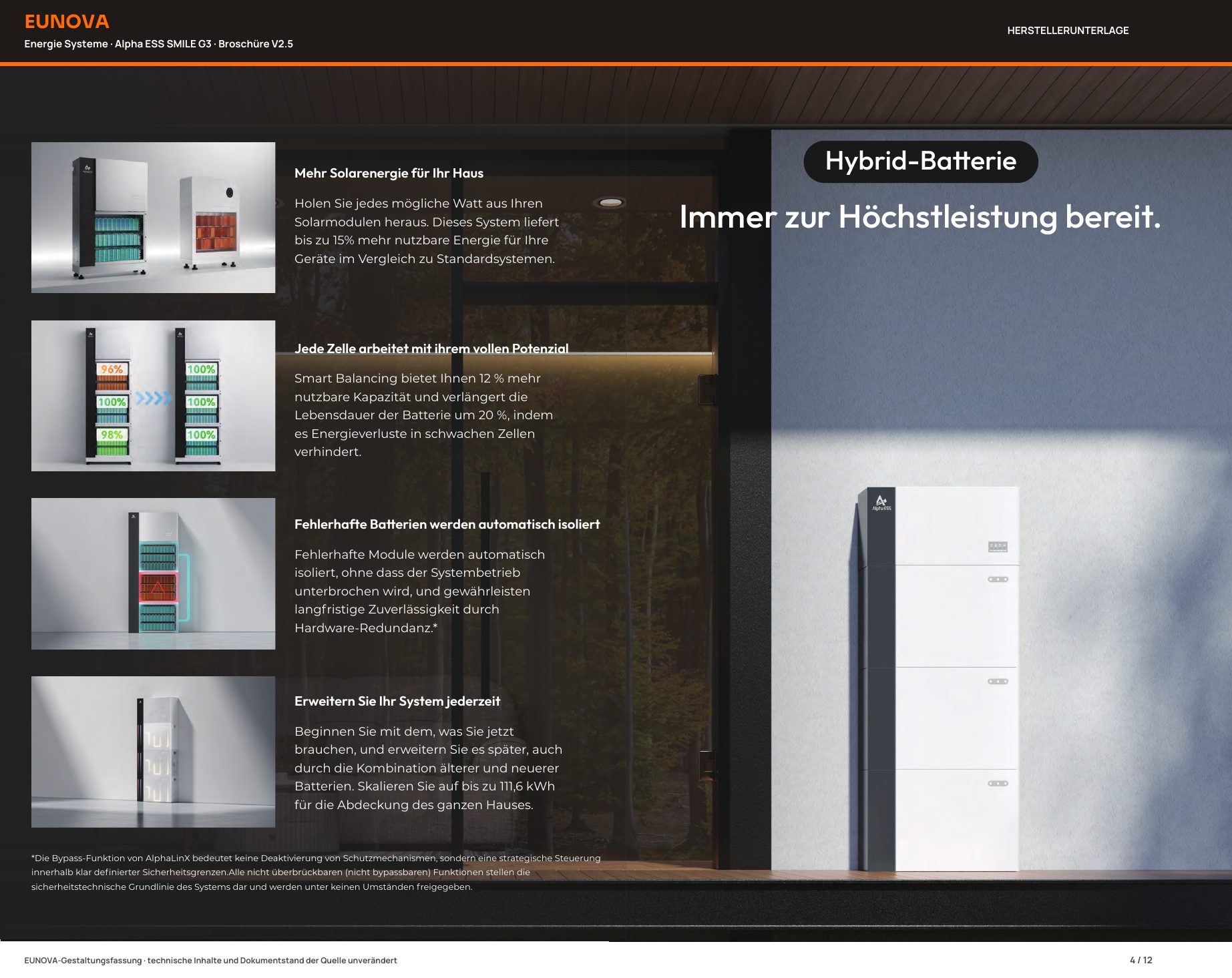Alpha ESS SMILE G3 · Broschüre V2.5 – Seite 4 von 12