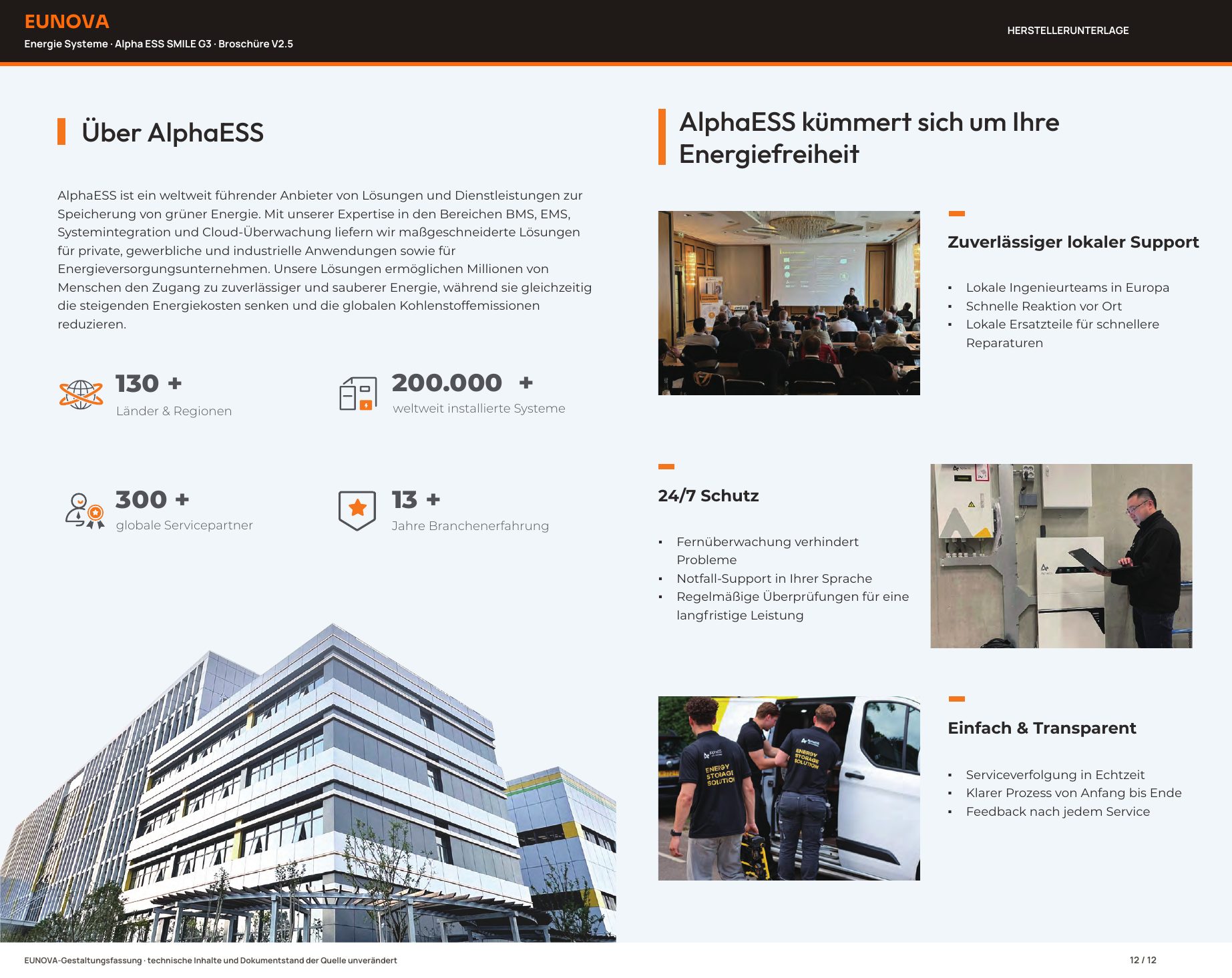 Alpha ESS SMILE G3 · Broschüre V2.5 – Seite 12 von 12
